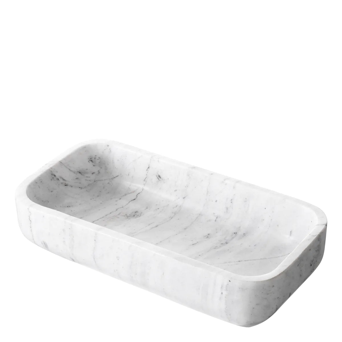 Eichholtz bowl Vioujard white marble