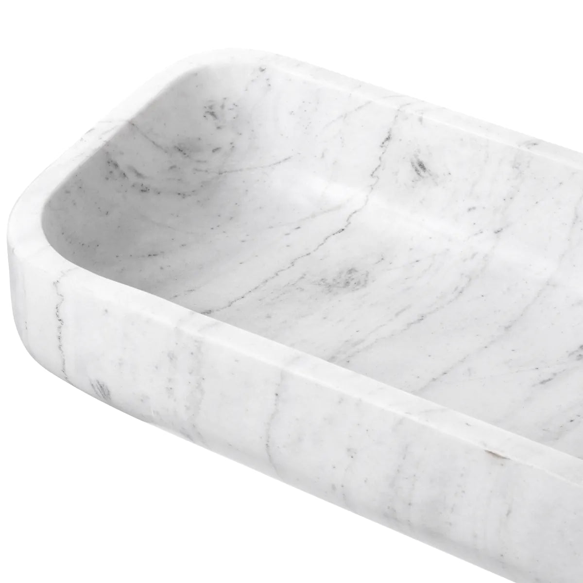 Eichholtz bowl Vioujard white marble