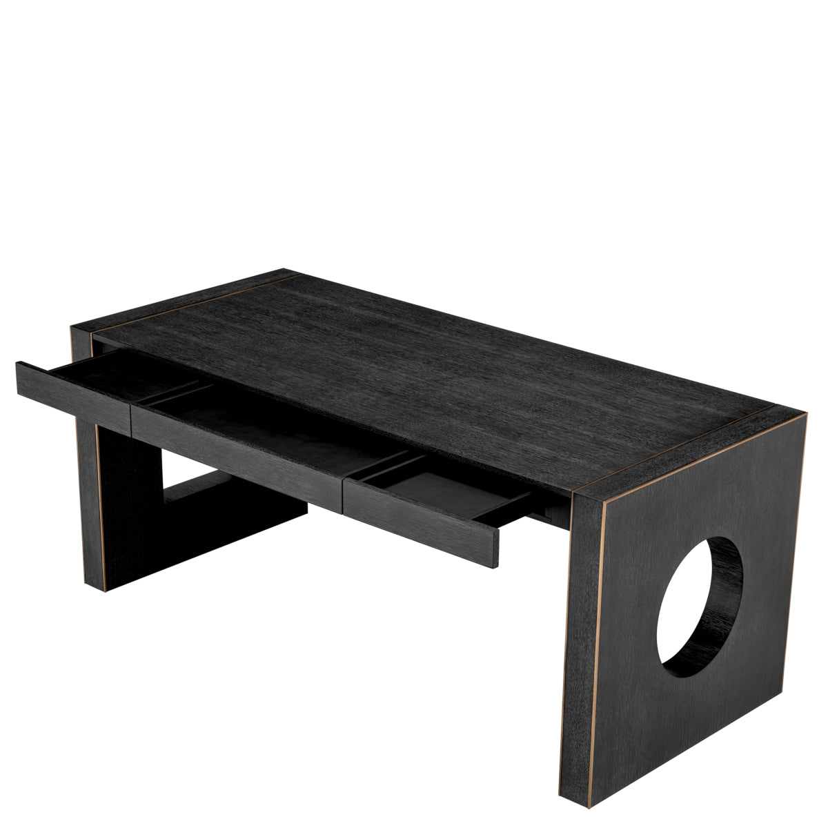 Desk Eichholtz Rovigo charcoal oak