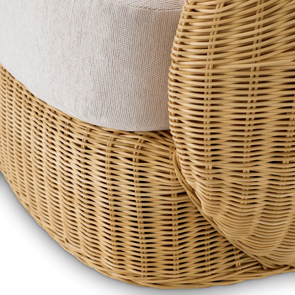 Eichholtz swivel armchair Rafael rattan