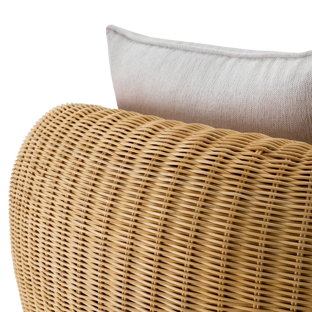 Eichholtz swivel armchair Rafael rattan