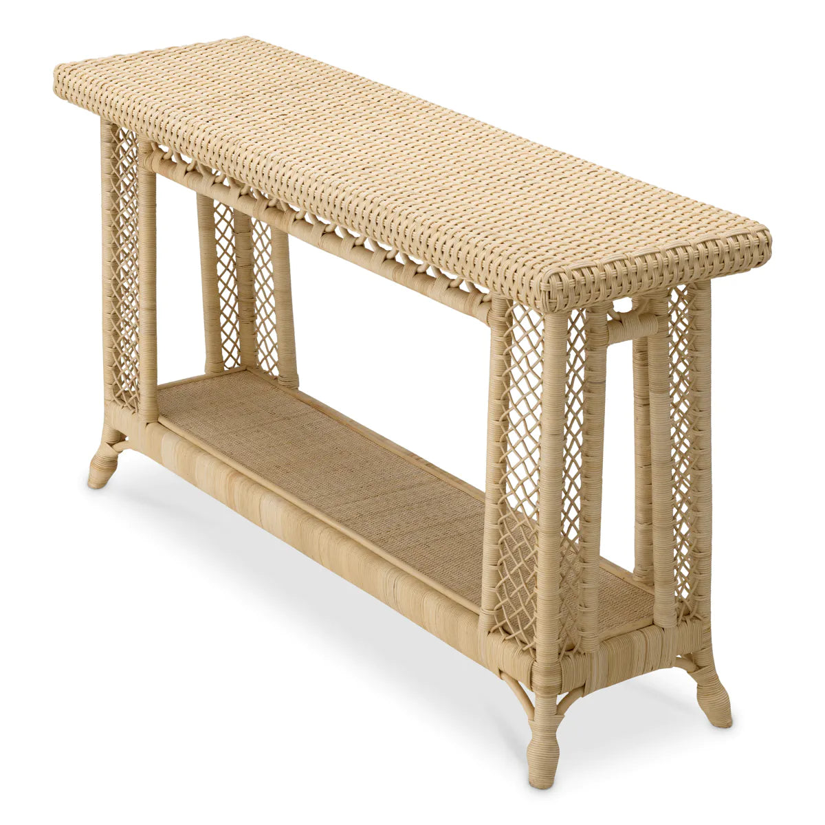 Eichholtz console table Saba rattan