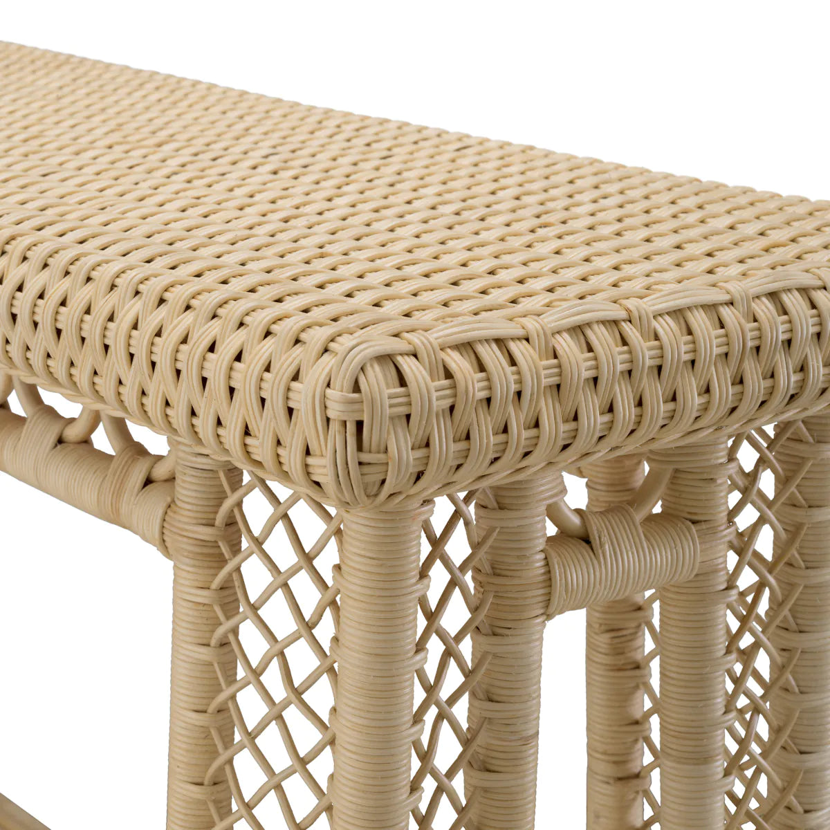 Eichholtz console table Saba rattan