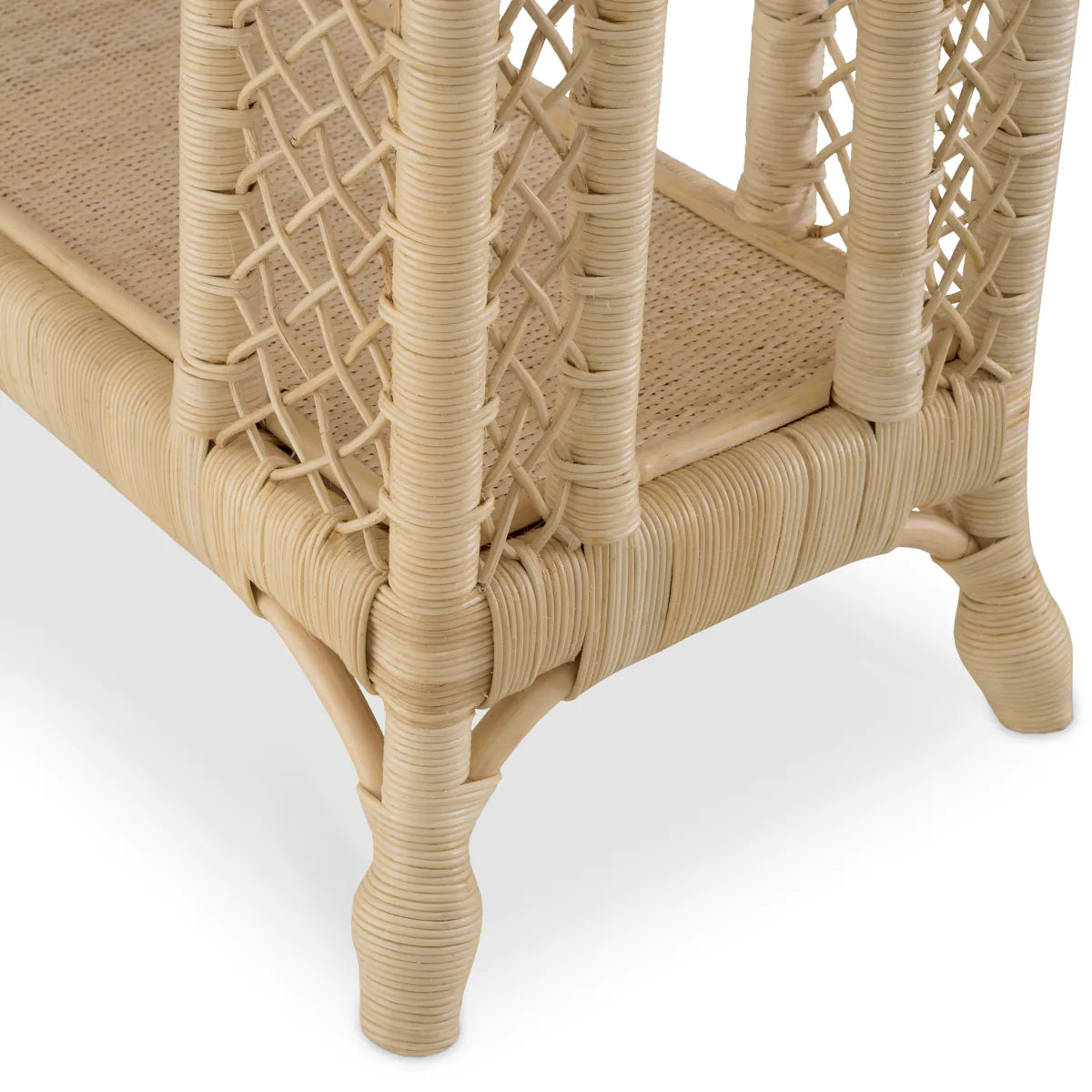 Eichholtz console table Saba rattan