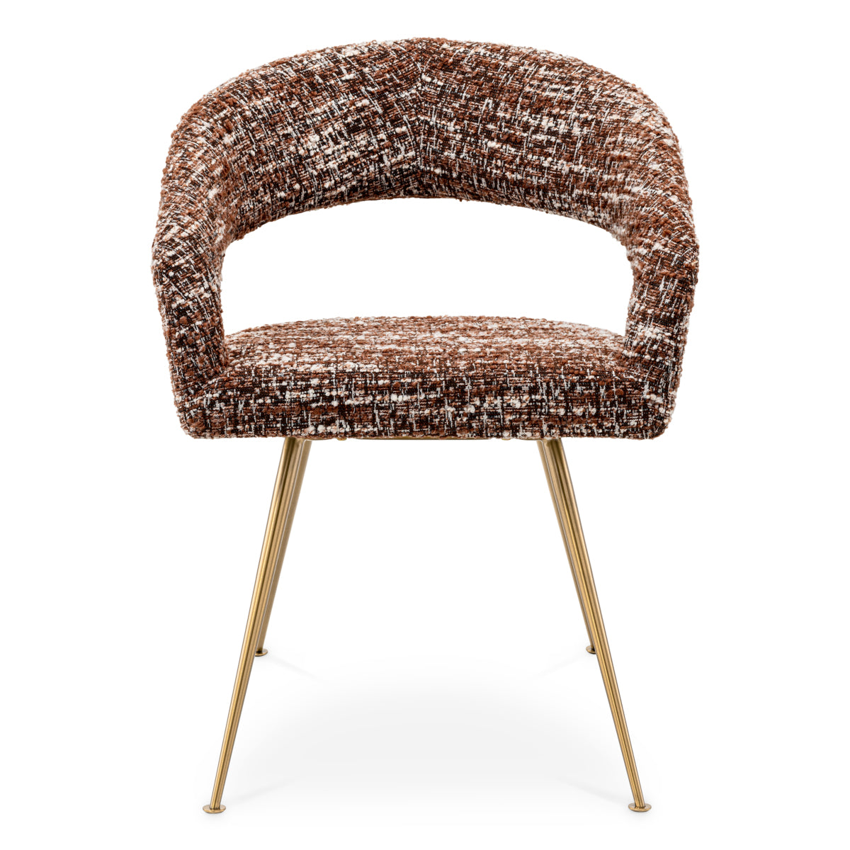 Dining chair Eichholtz Bravo Bouclé sonata red