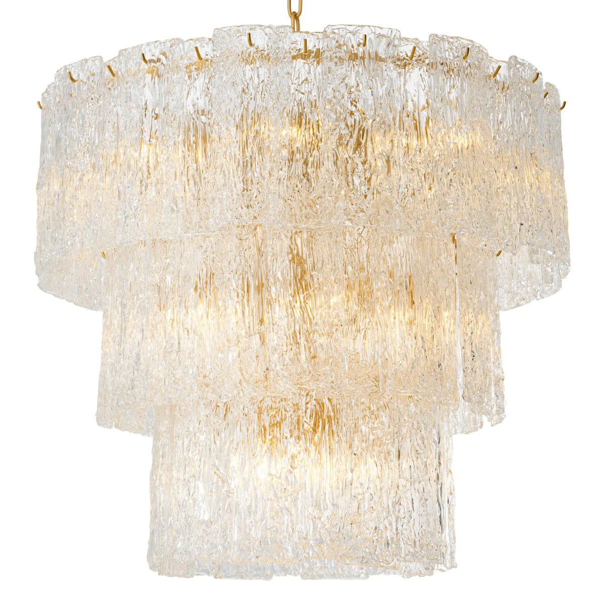 Eichholtz chandelier Almeria Clear textured