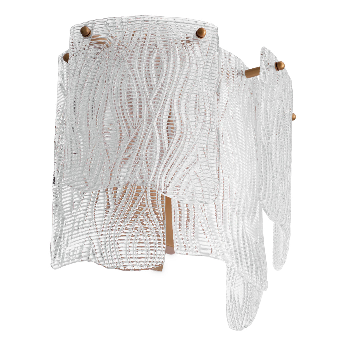 Wand lamp Eichholtz Asinara clear textured