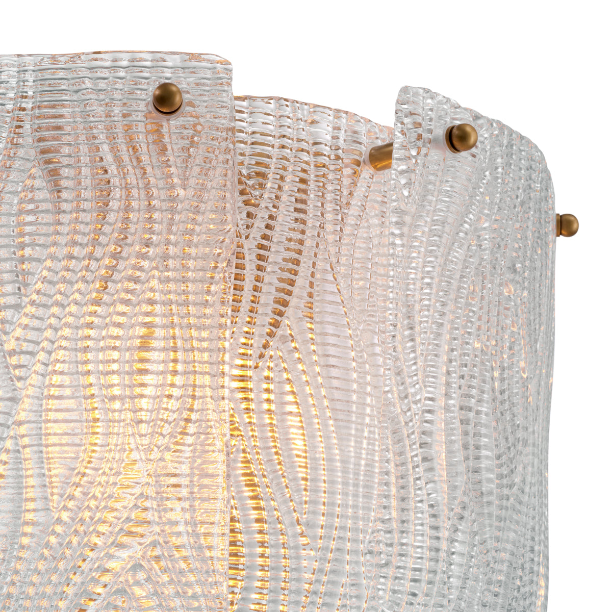 Wand lamp Eichholtz Asinara clear textured