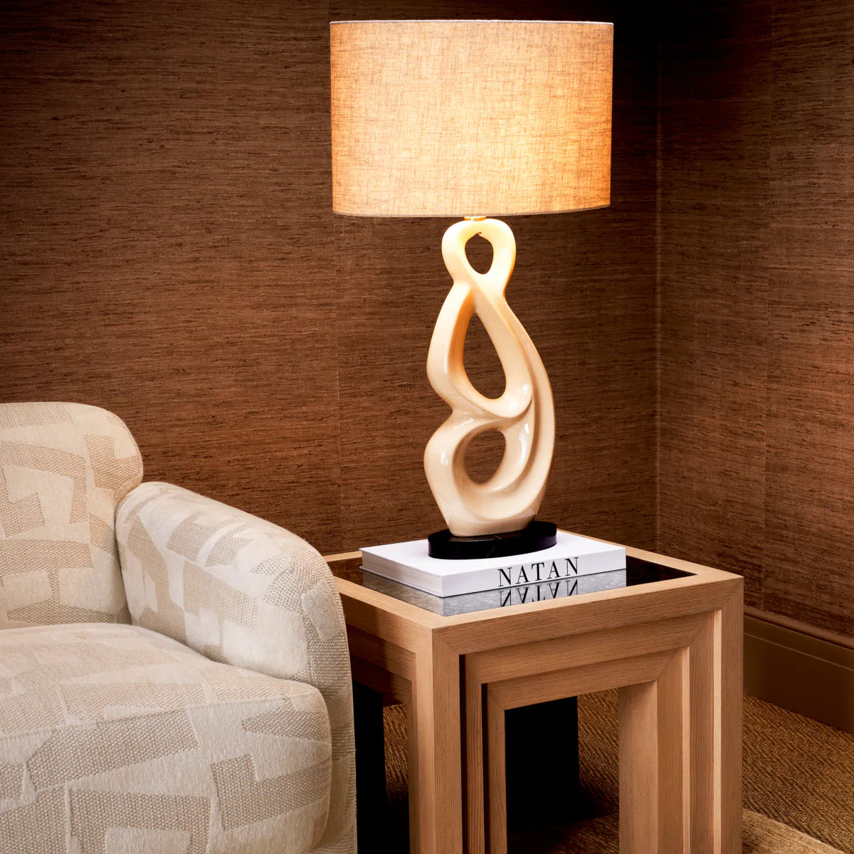 Eichholtz Table lamp Macias white ceramic