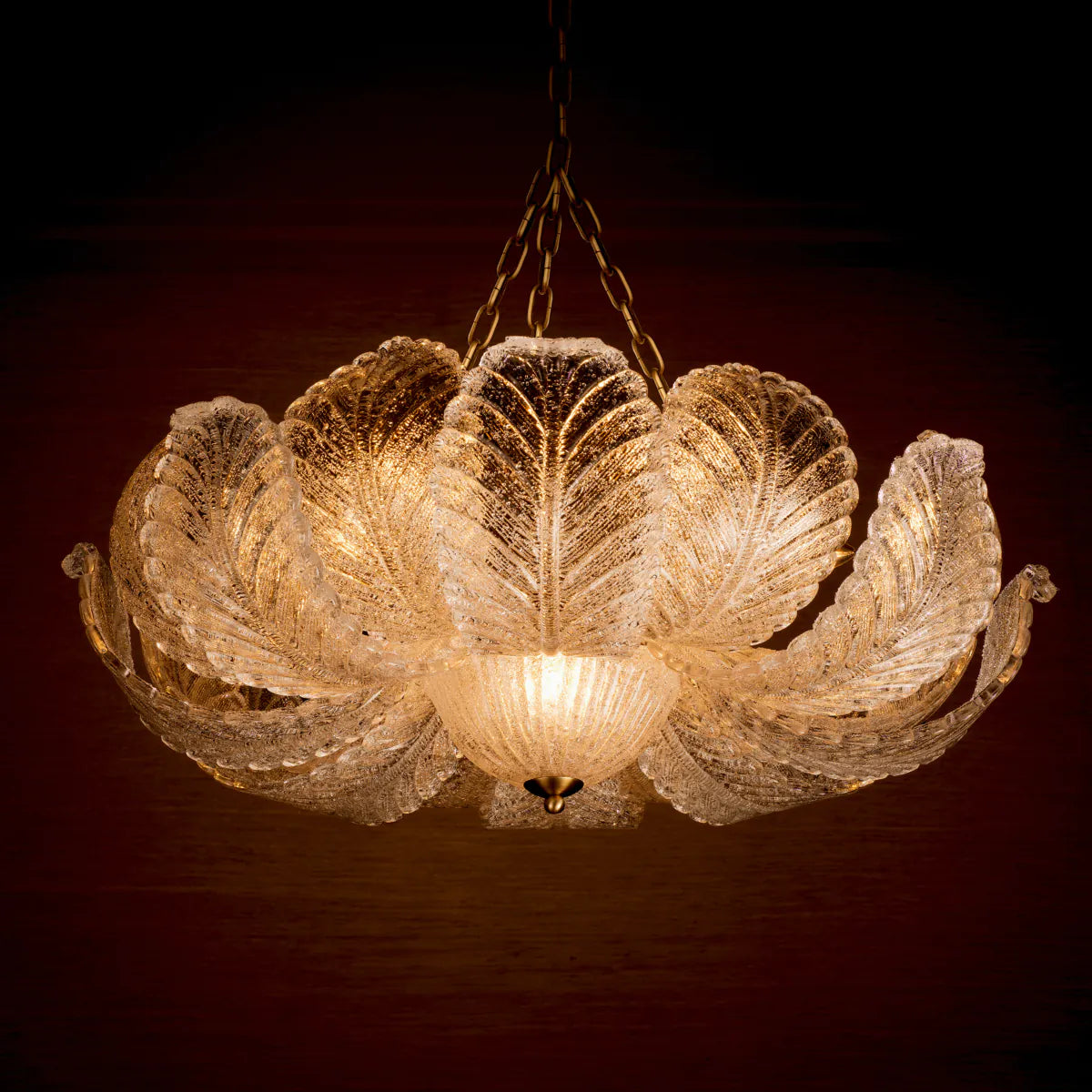 Eichholtz chandelier Cabrillo Clear textured