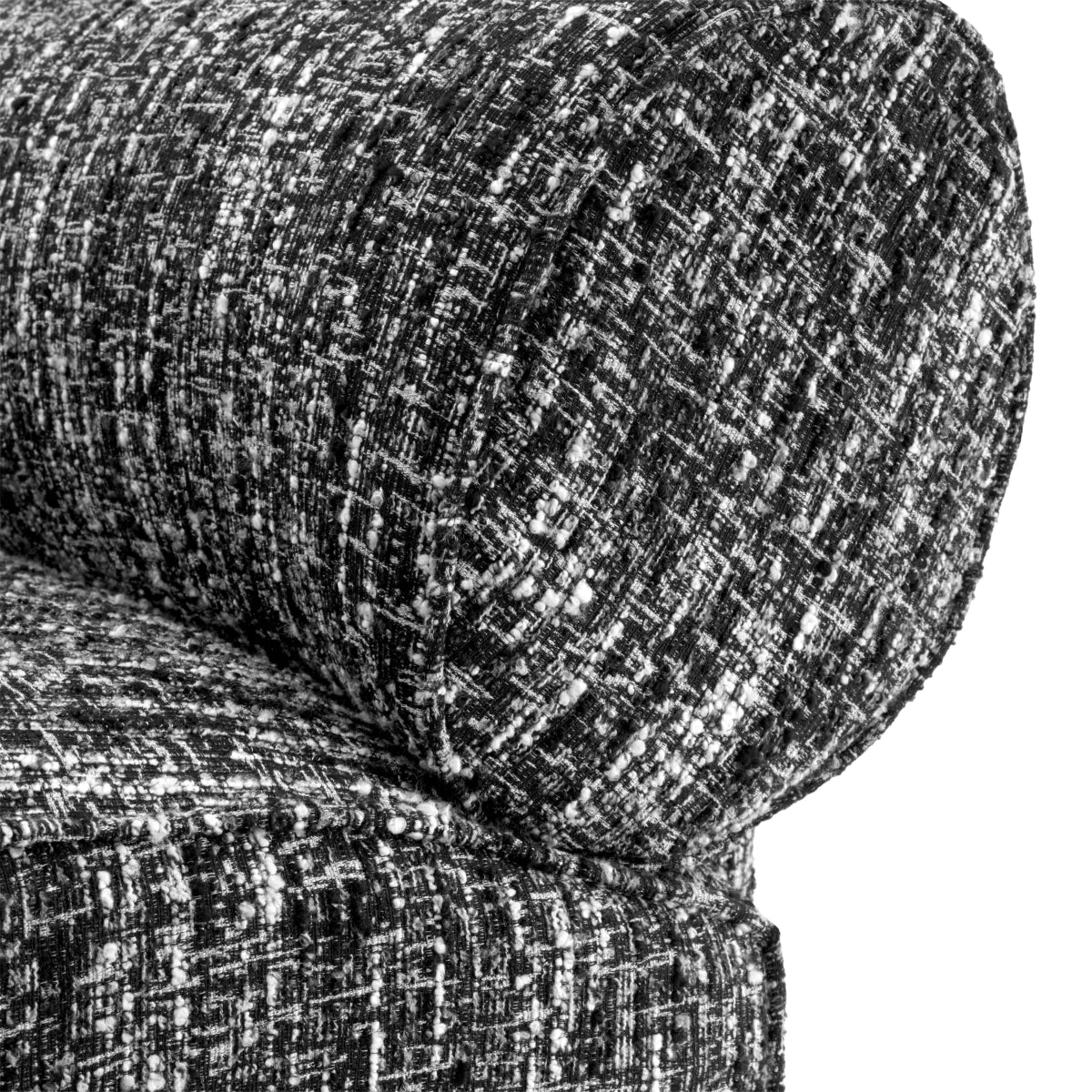 Eichholtz armchair Urbano bouclé black