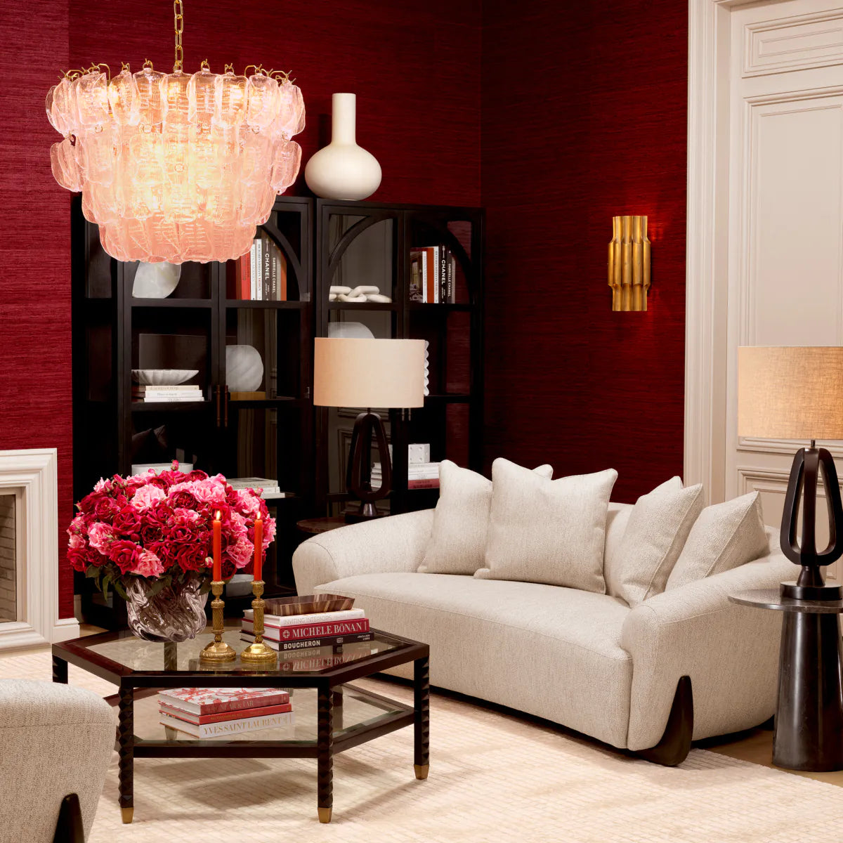 Eichholtz Sofa Siderno Splendor hellgrau