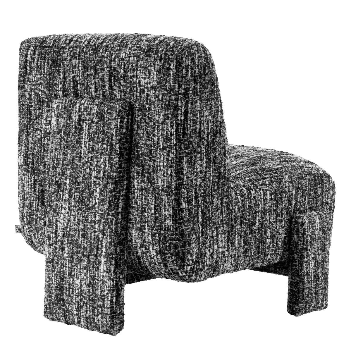 Eichholtz armchair Rockdale bouclé black