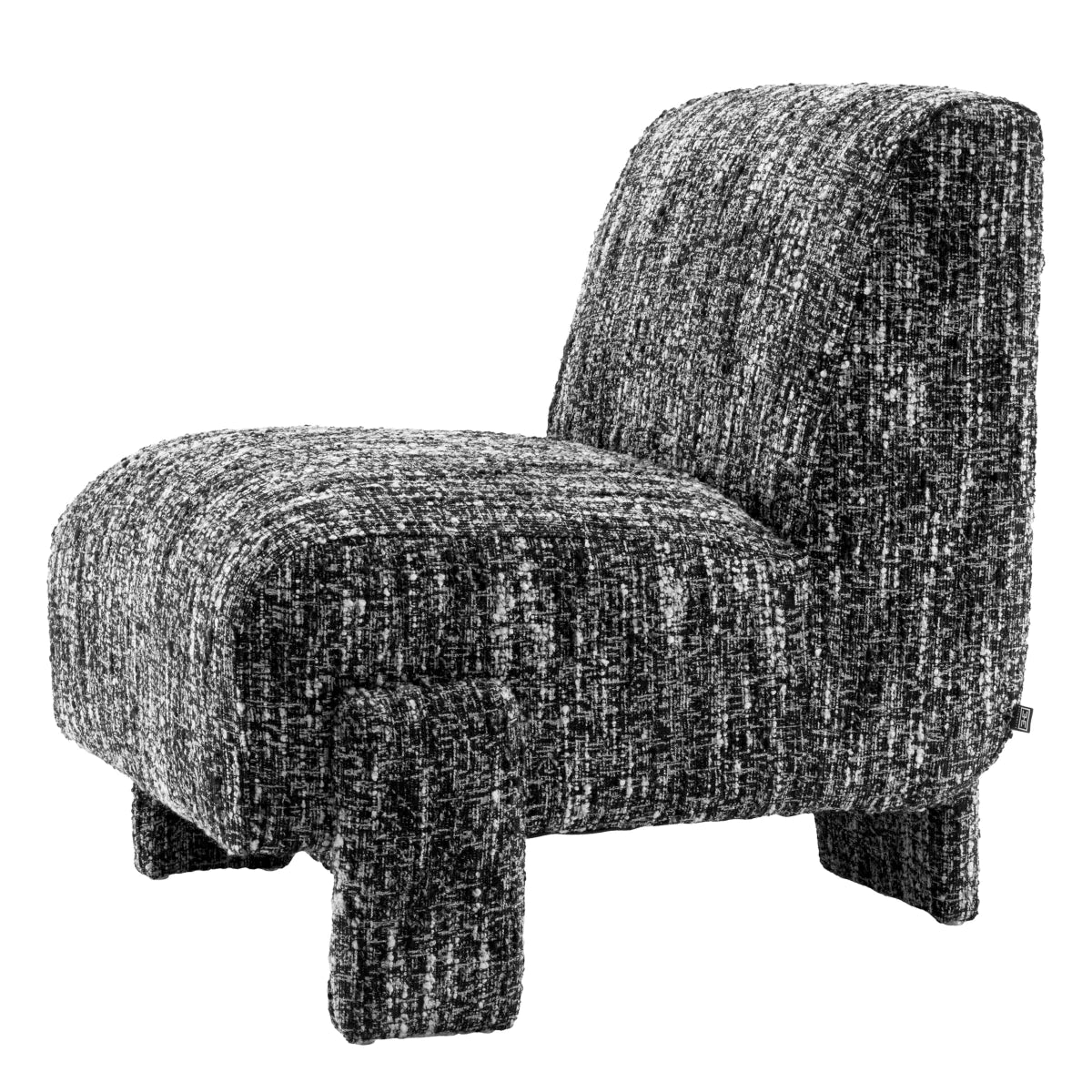 Eichholtz armchair Rockdale bouclé black
