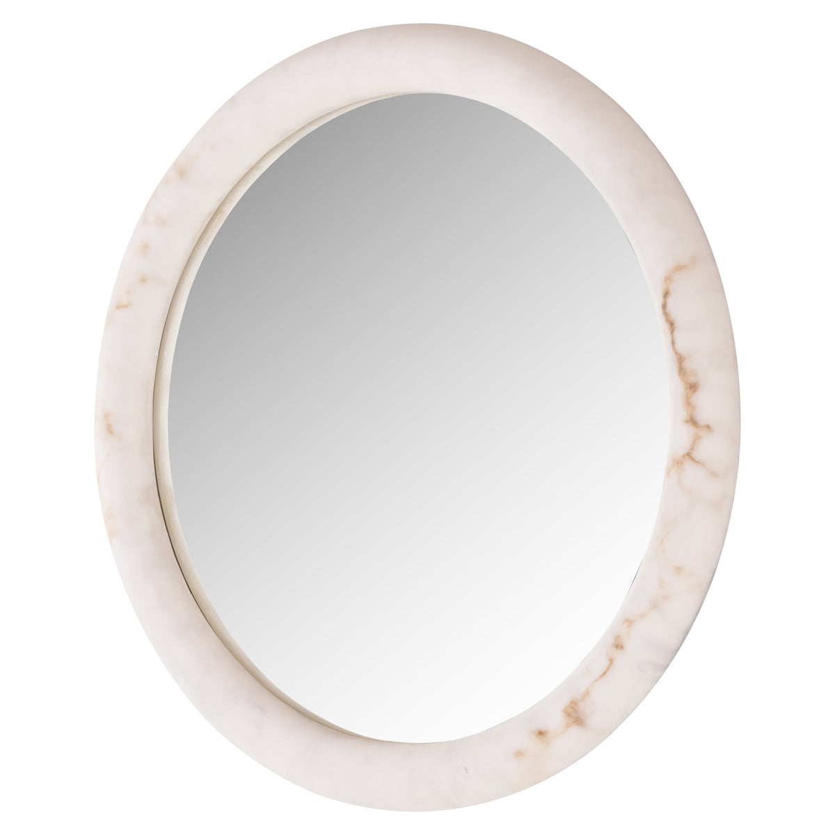 Wandlamp Oravelle white mirror 80Ø