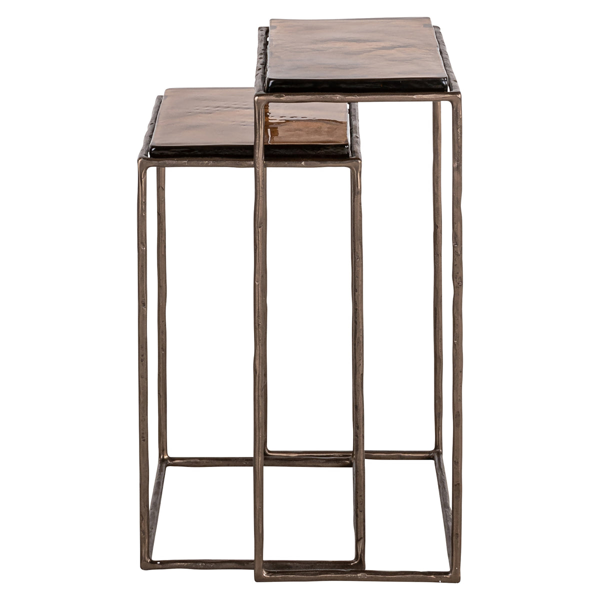 Bijzettafel Villano bronze (Set of 2)