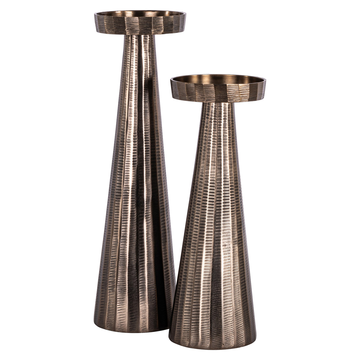 Evola bronze candle holder S