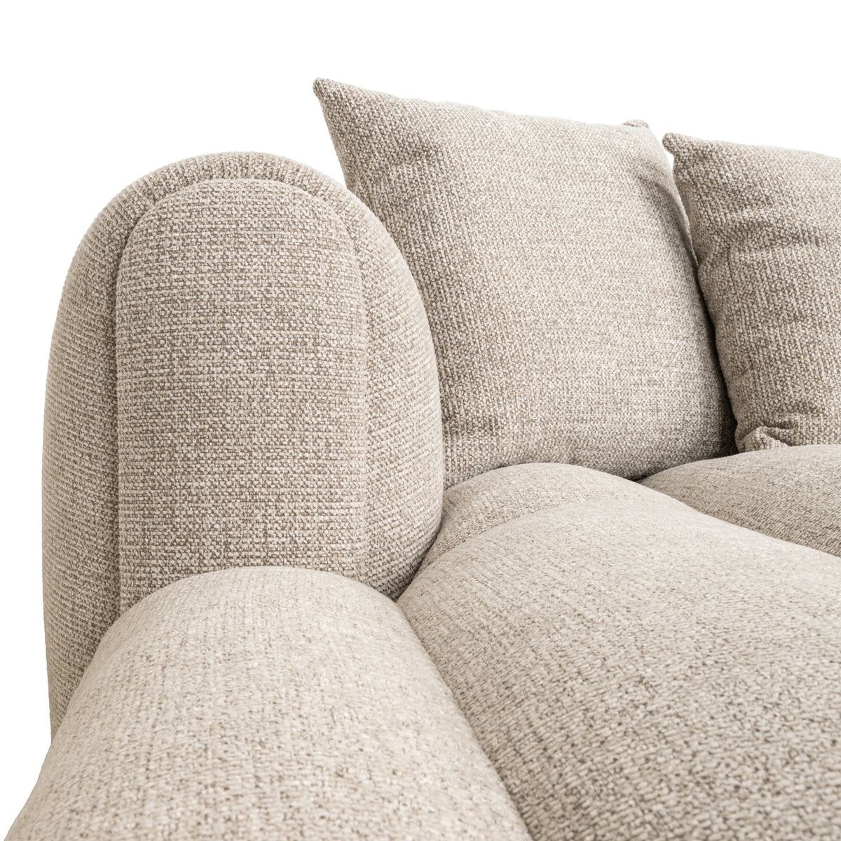 Novaro natural fancy lounge left sofa