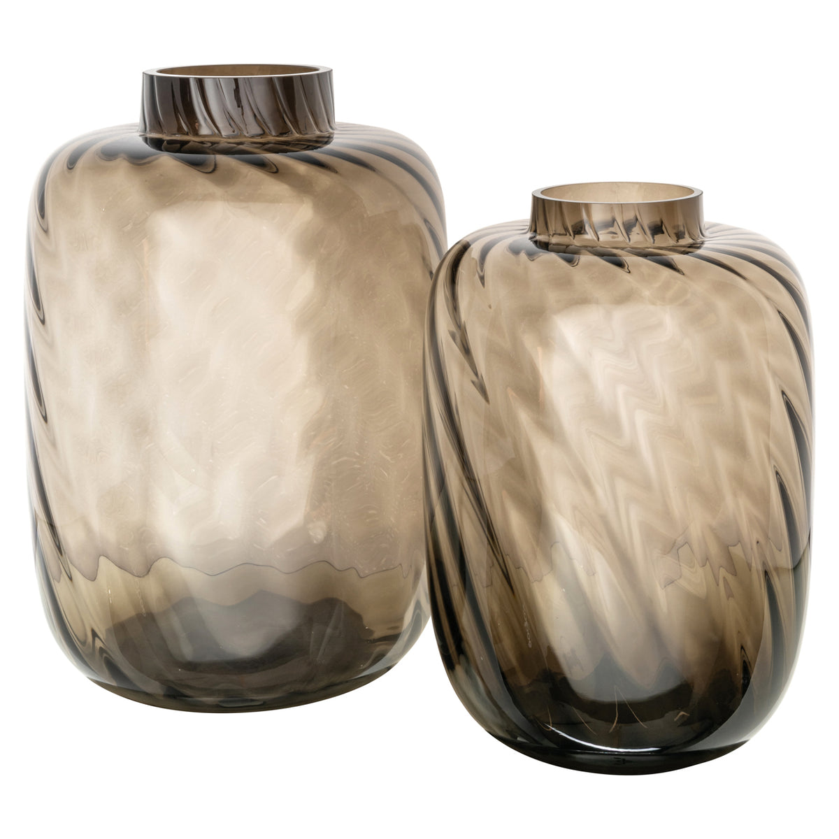 Vase Elora braun klein