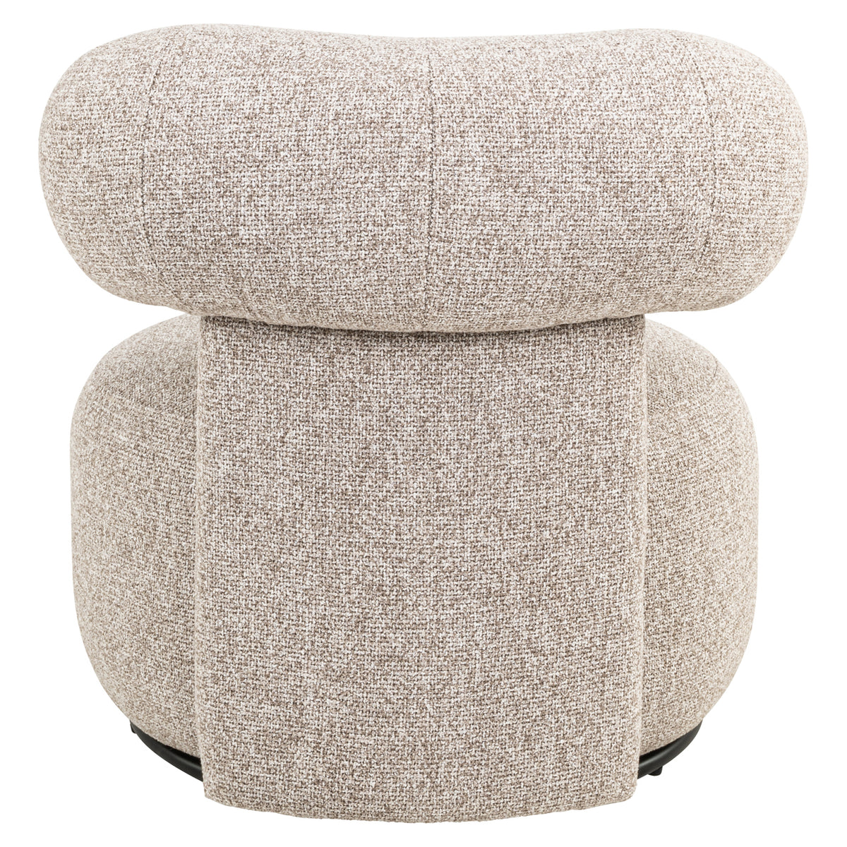 Fauteuil lounge Kaya cayenne brown pivotant