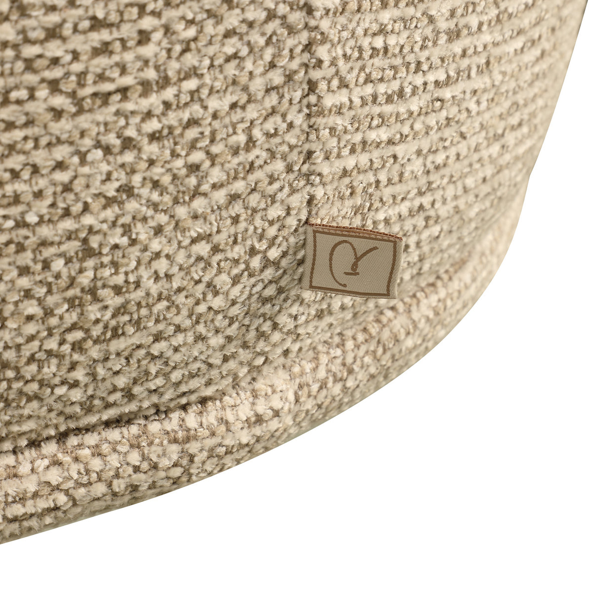 Beverly natural fancy swivel dining chair
