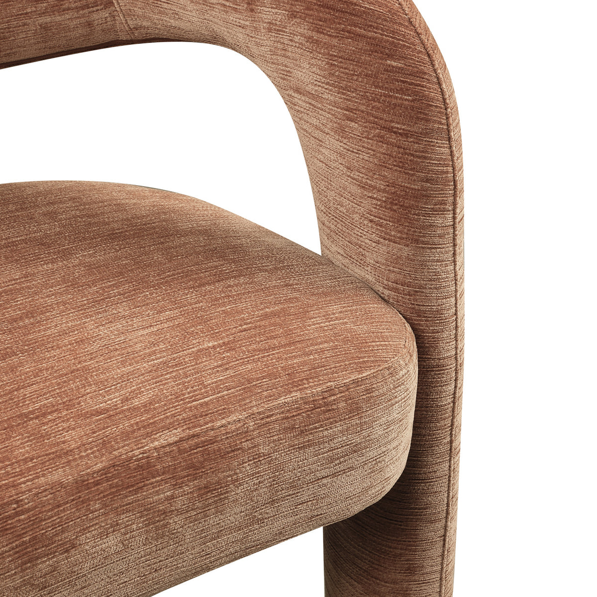 Chaise de salle à manger Soho Be droite mocha mousse