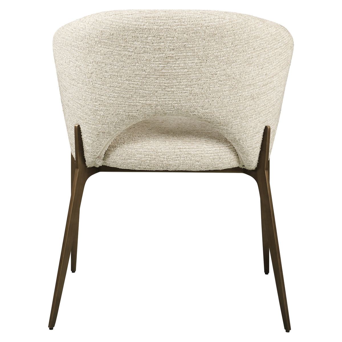 Chaise de salle à manger Kenzi natural linear ignifugée