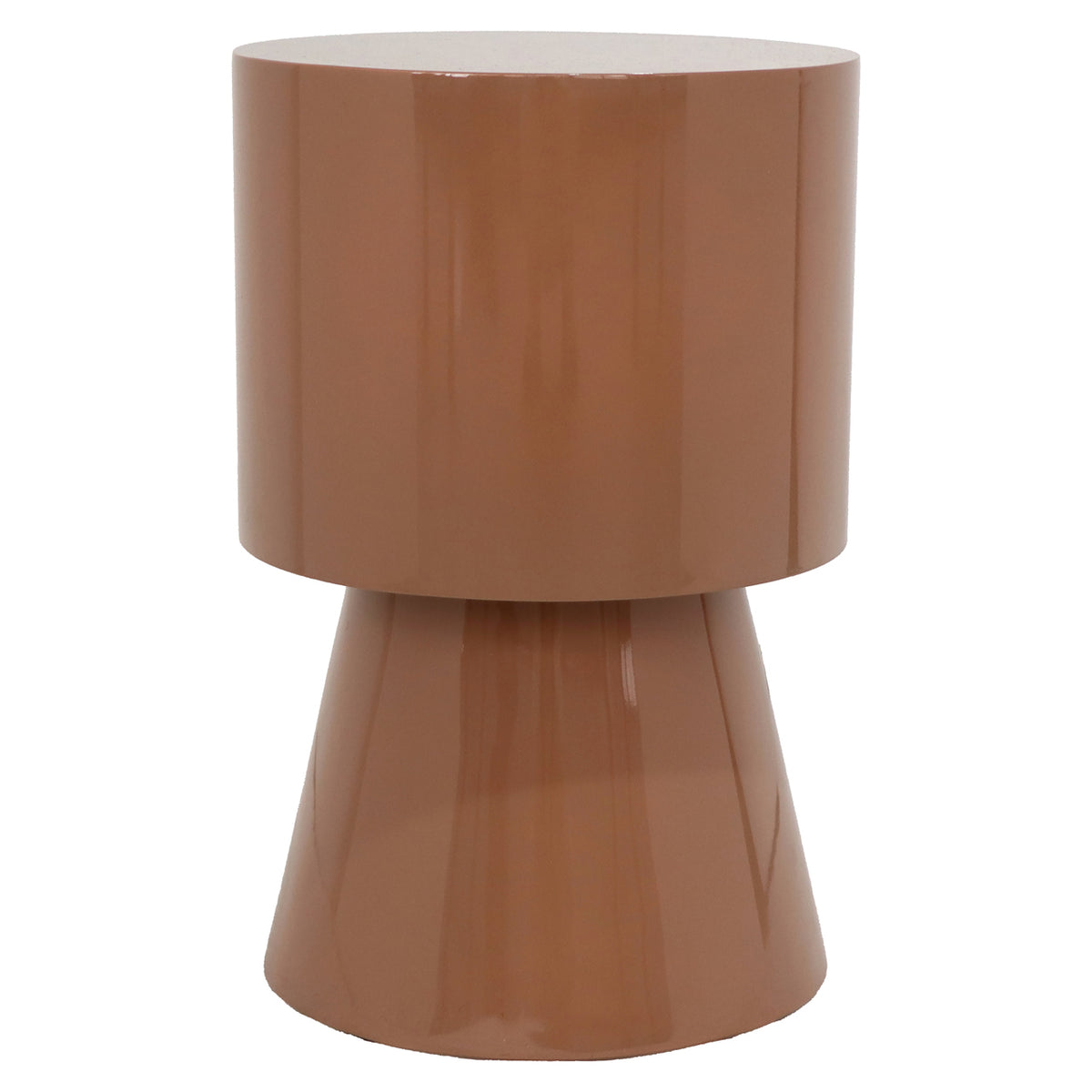 Liza mocha mousse side table