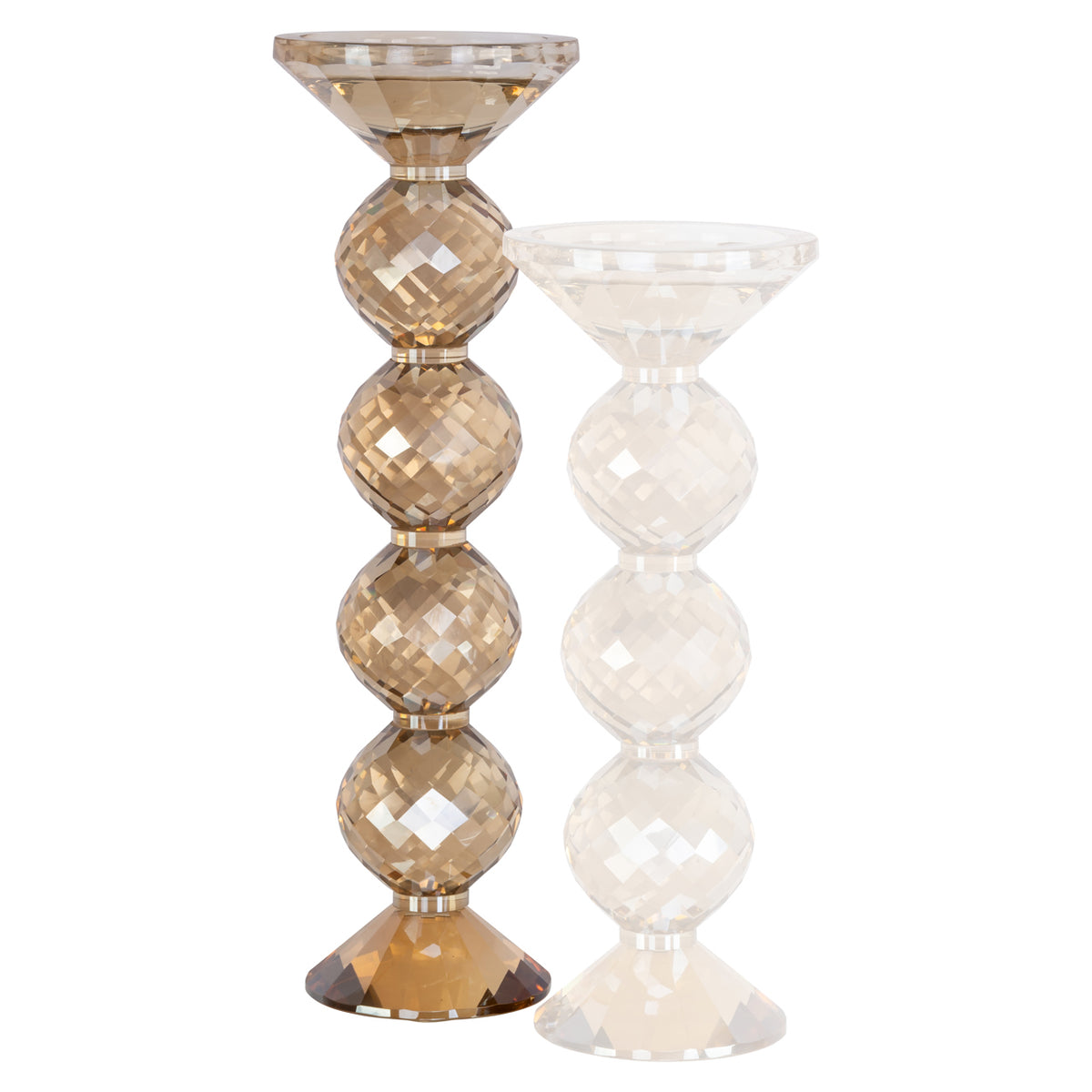 Channah Champagne large candle holder