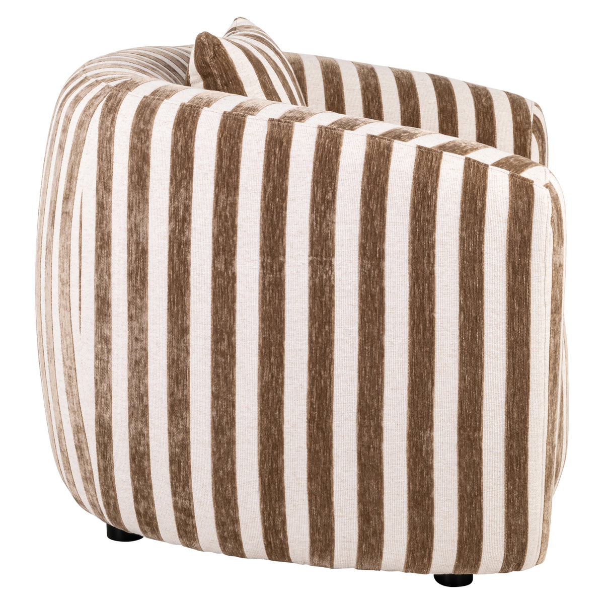 Lounge chair Luxandra stripes sand
