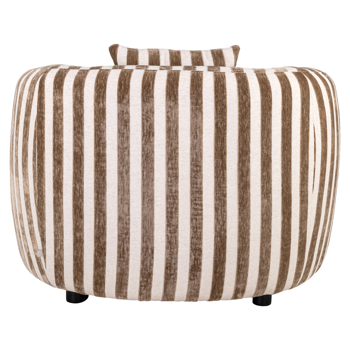 Lounge stoel Luxandra stripes sand