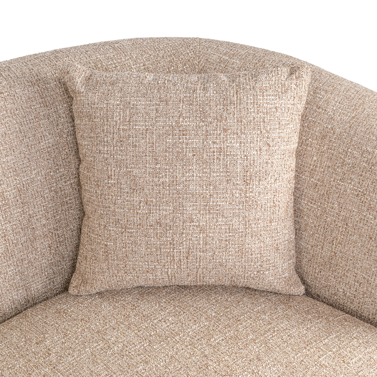 Sofa Luxandra sand tweed fire retardant
