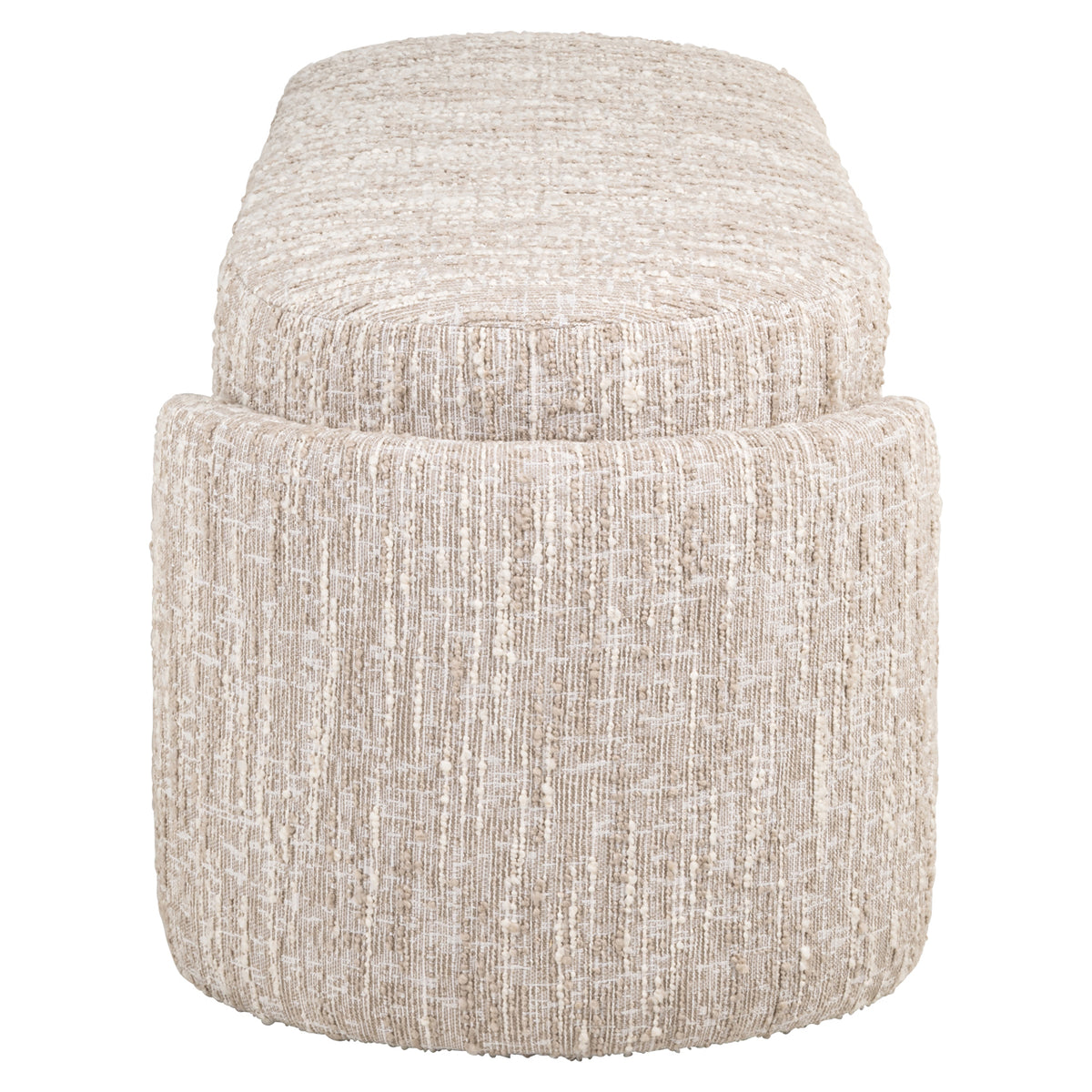 Canapé Cupid beige angora avec coffre de rangement