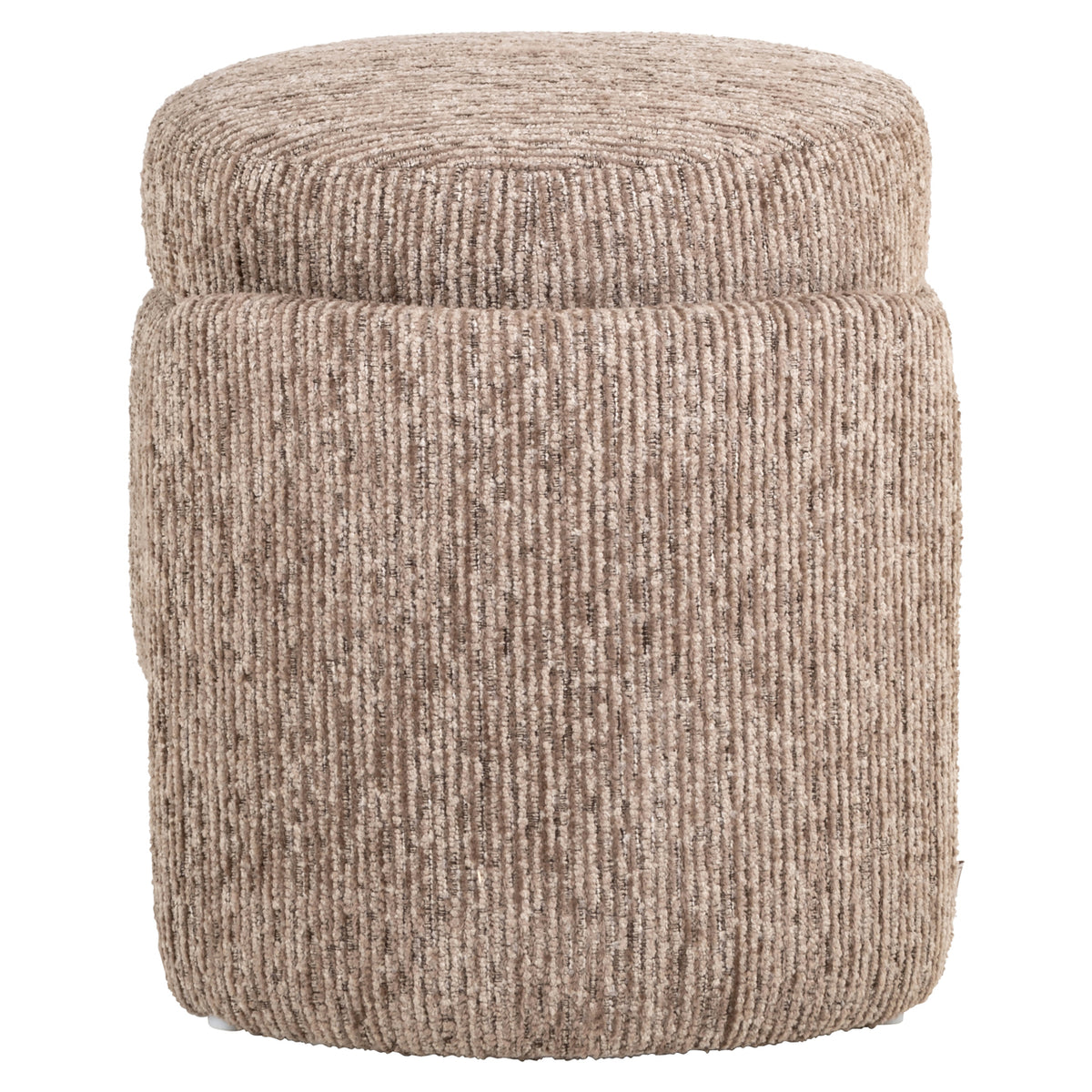 Pouf & repose-pieds Cupid mocca linear avec rangement