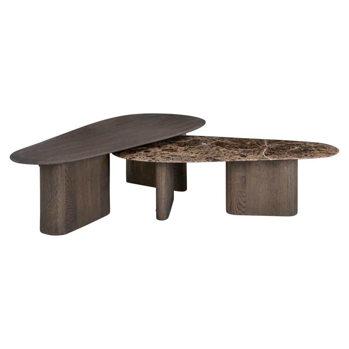 Salontafel Castello Smoked charchoal (Set of 2)