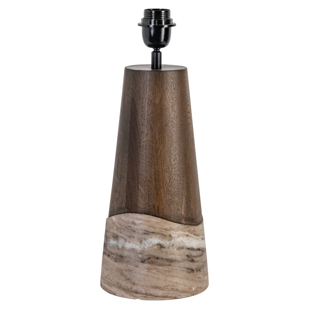 Table lamp Peyton smoked charcoal