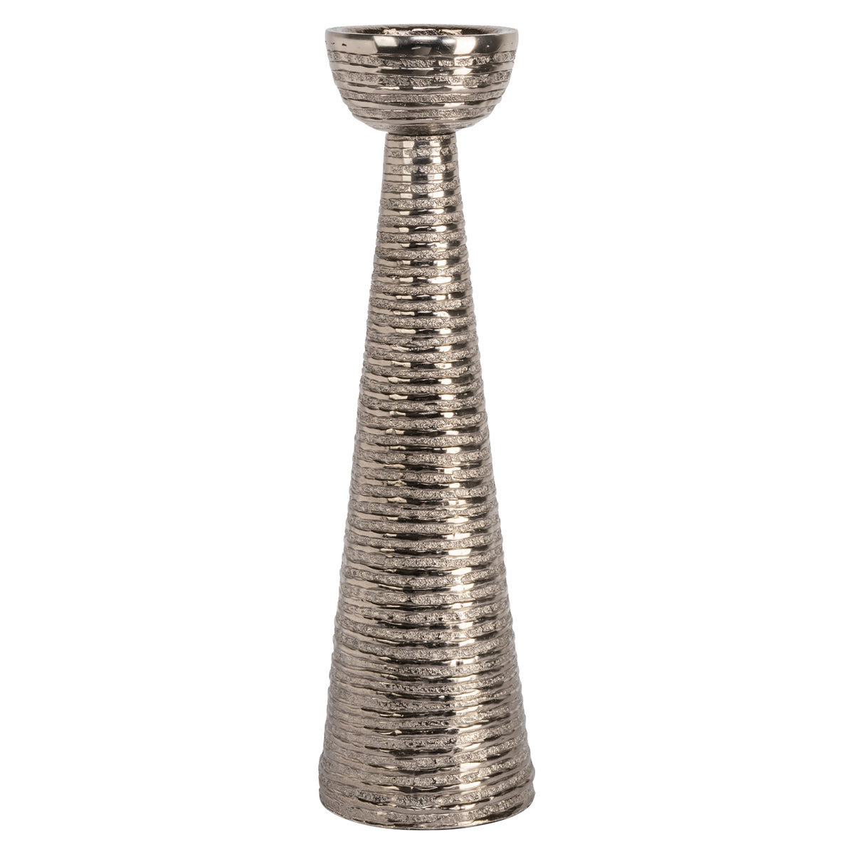 Jola candlestick antique brass small