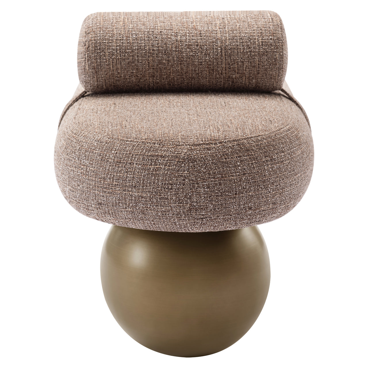 Bank Alexander Jones brauner Tweed schwer entflammbar (Geneva)