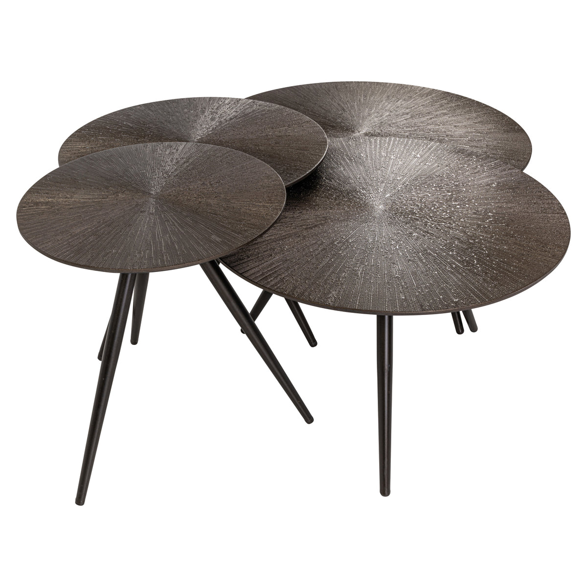 Table basse Quadra Brunzae (lot de 4)