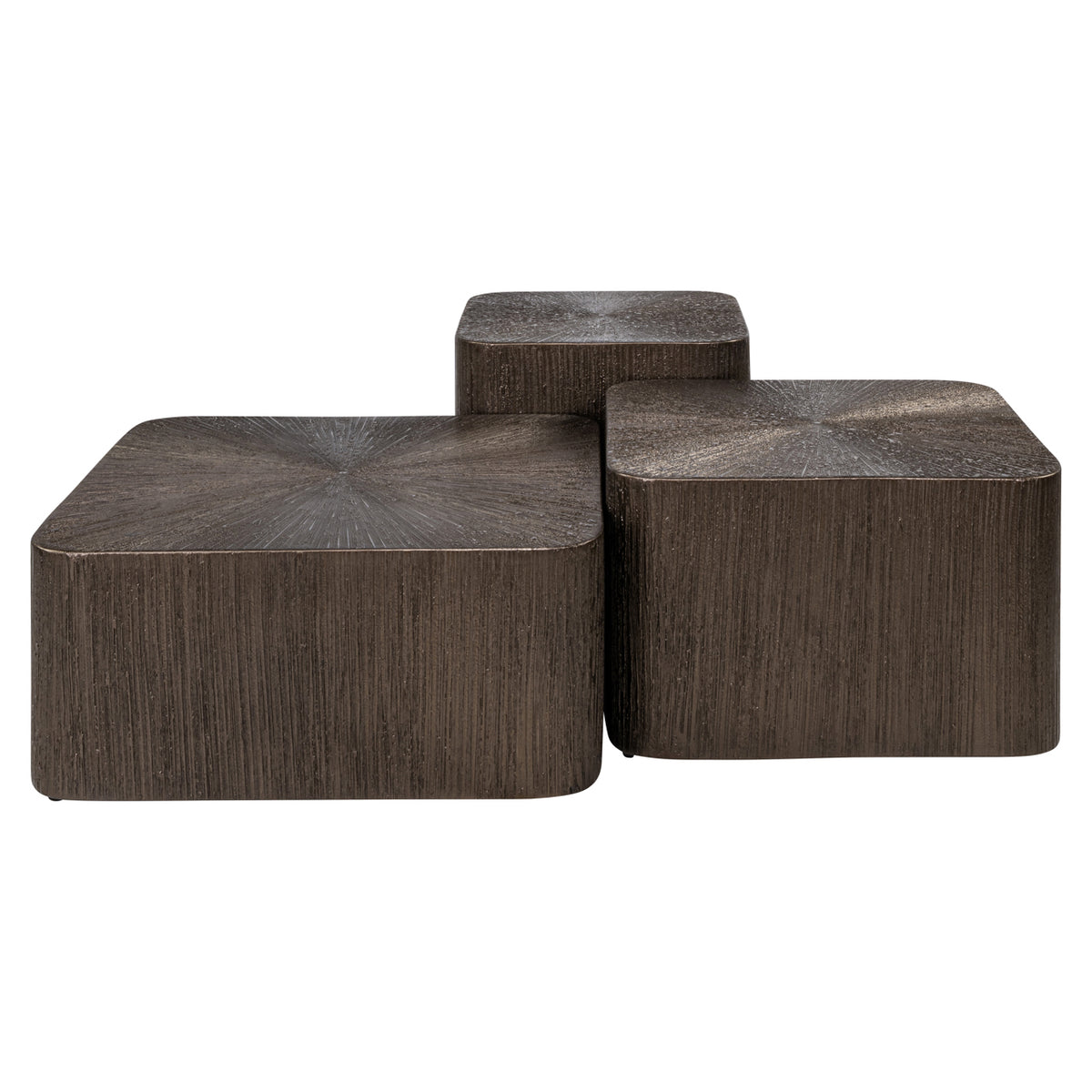 Salontafel Cubes Brunzae (Set of 3)