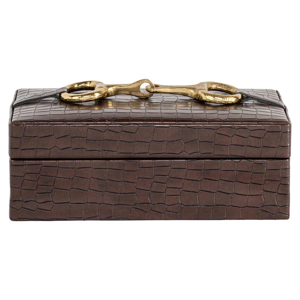 Storage box Rex dark brown small