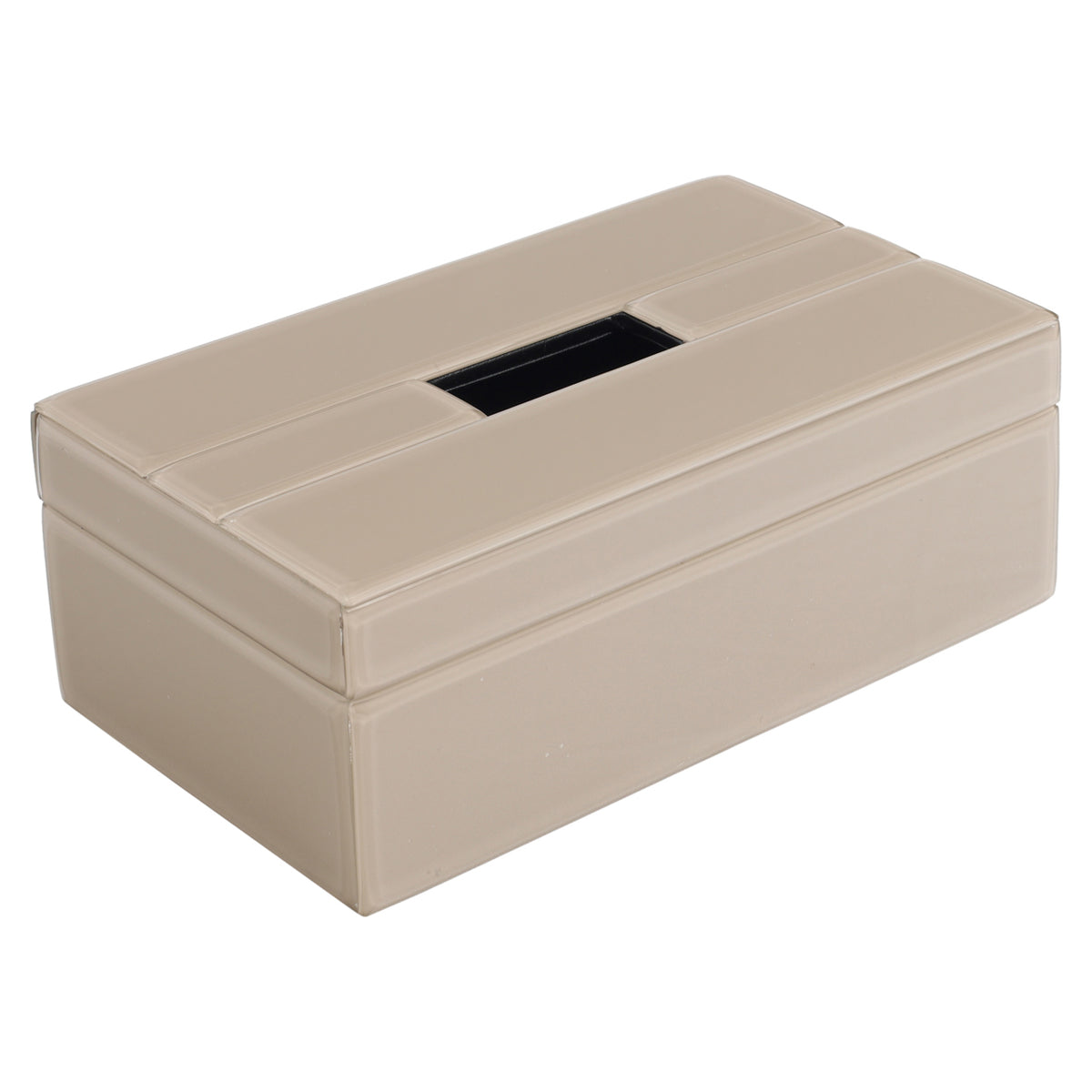 Dekoratives Objekt Viper Taupe Taschentuchbox