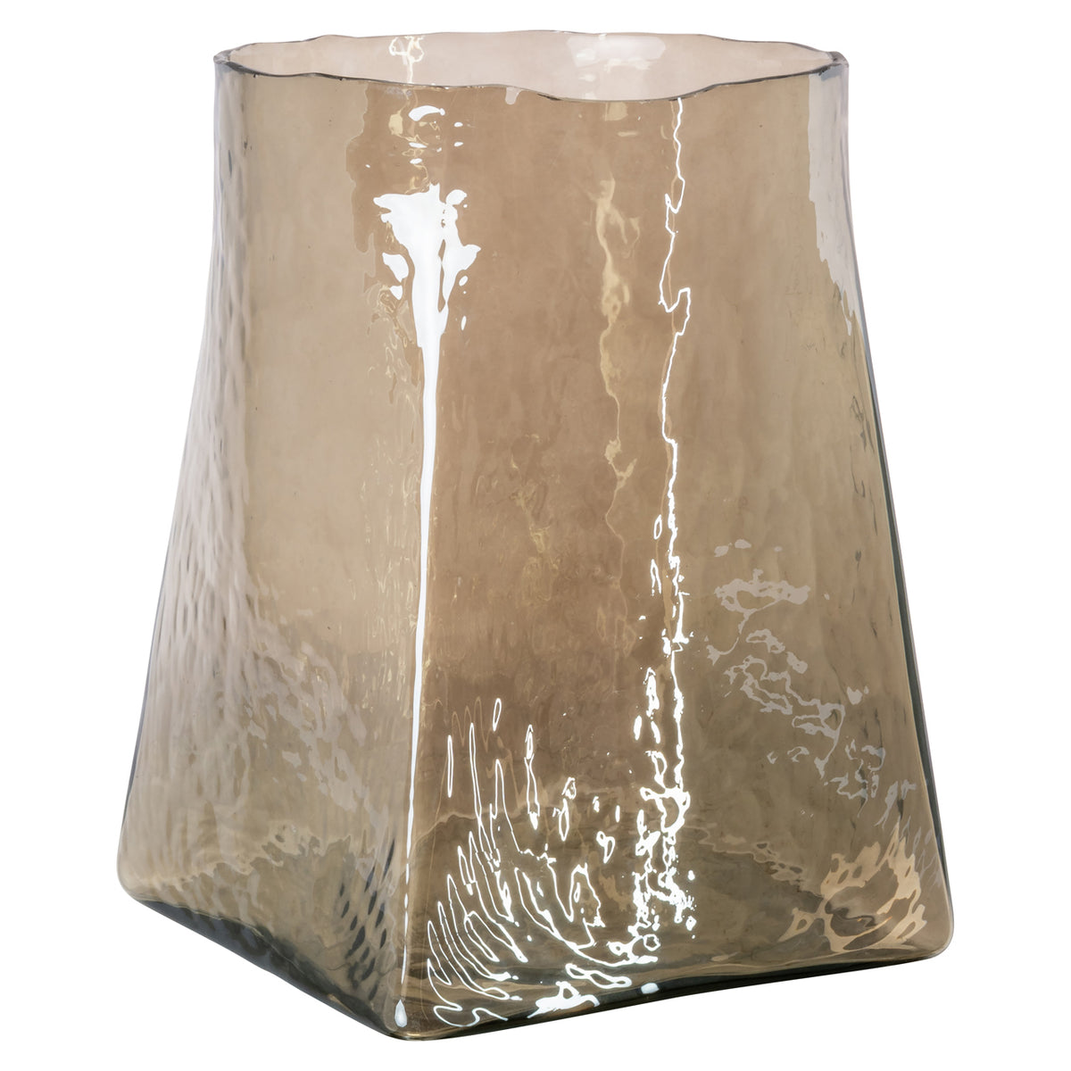 Elara vase smoke small