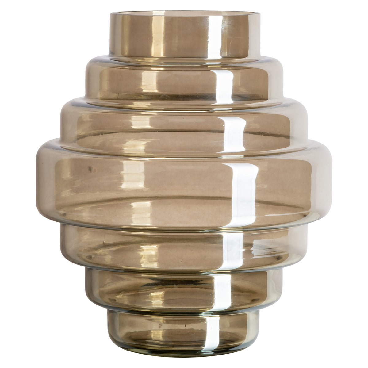 Vase Liosa rauchfarben klein
