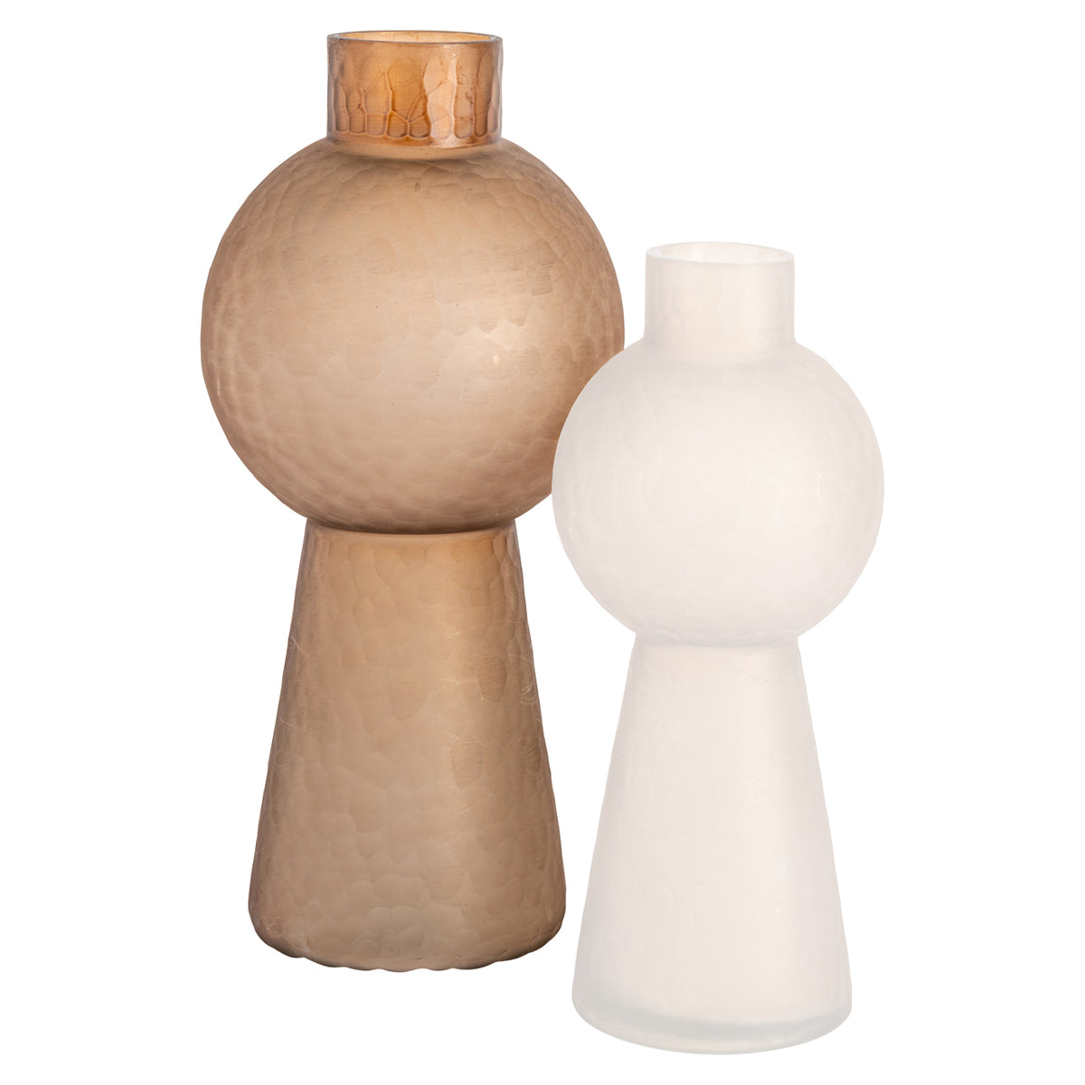 Vase Ora braun groß