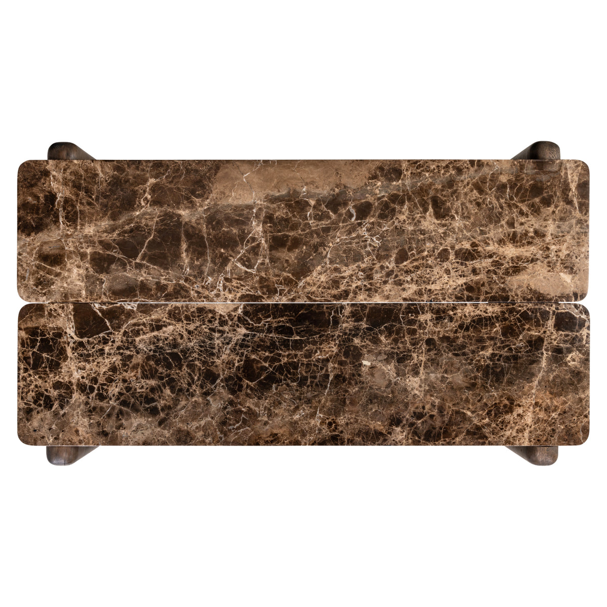 Coffee table Lagrasse dark brown