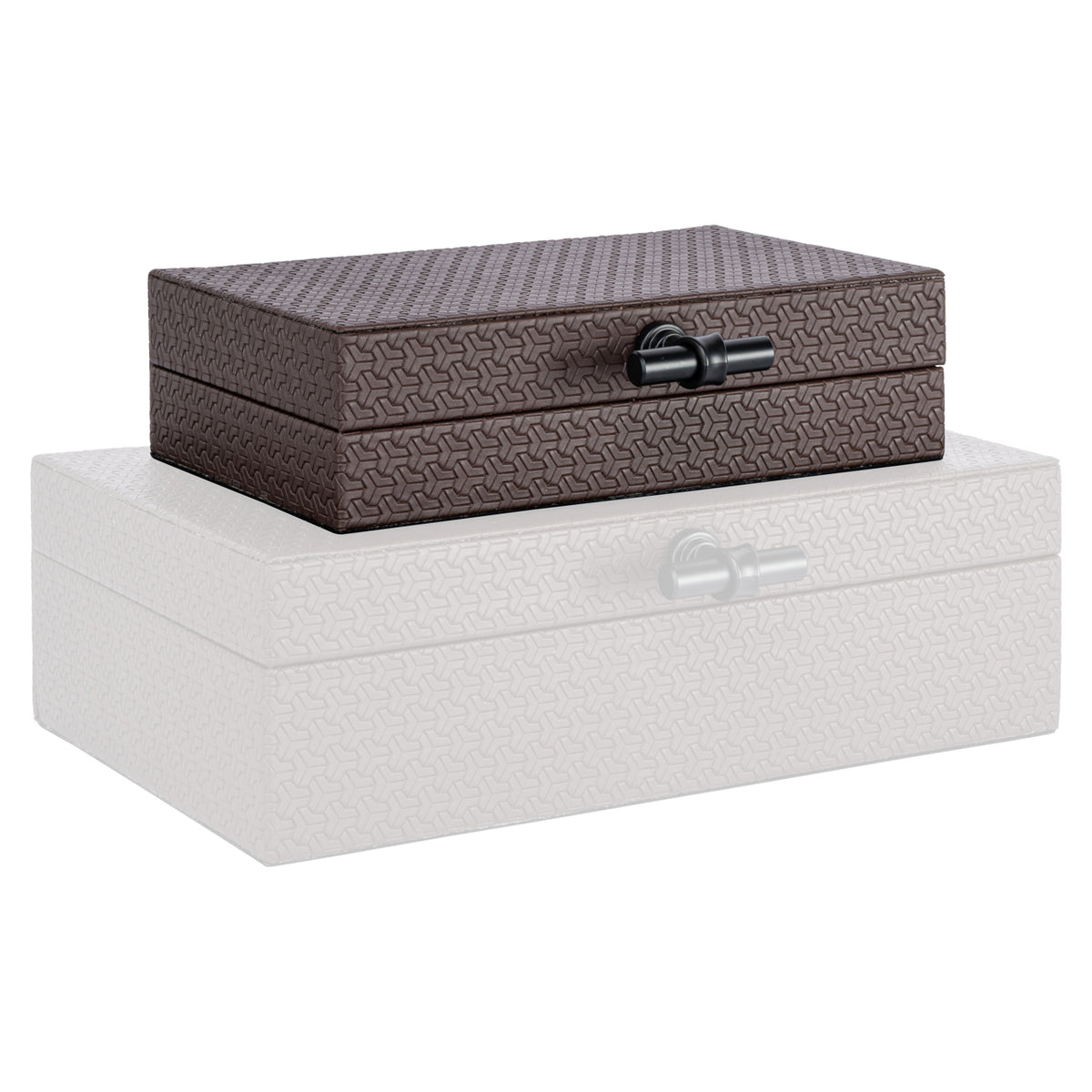 Billie storage box dark brown small