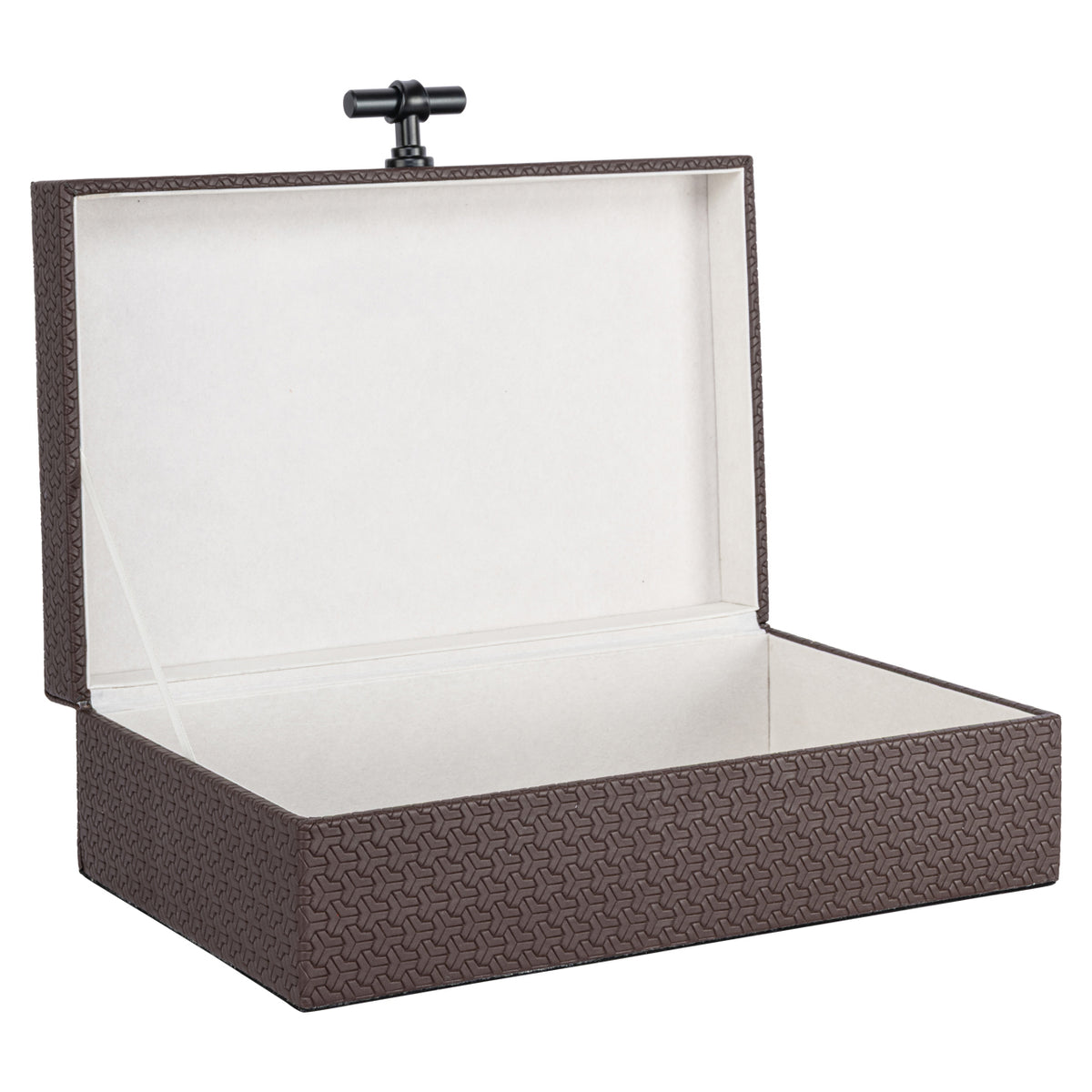 Storage box Billie large dark brown