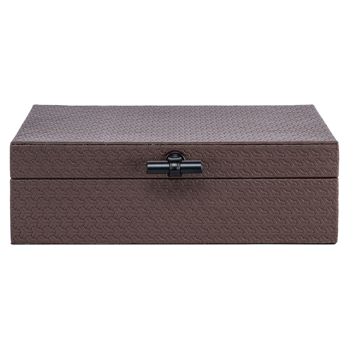 Storage box Billie large dark brown