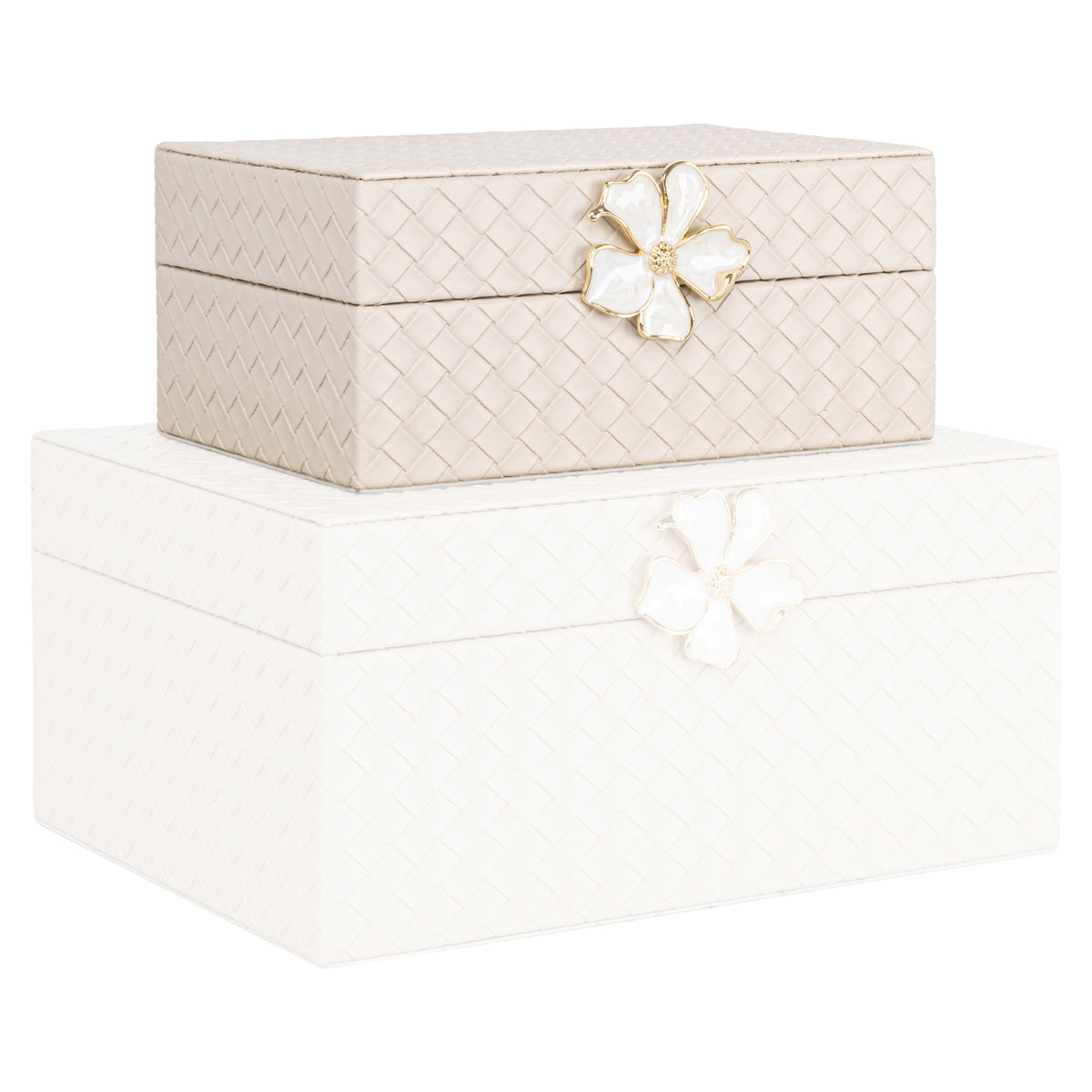 Lillie storage box ivory small
